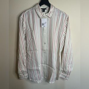 Mens Forever 21 striped Button down